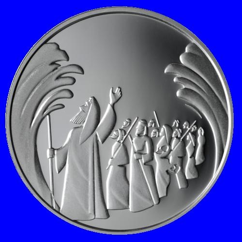 Moses Silver Proof Coin 2008