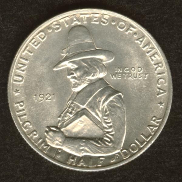 Pilgrim 1921 Half Dollar