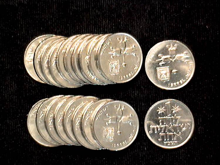 One Lira Coins